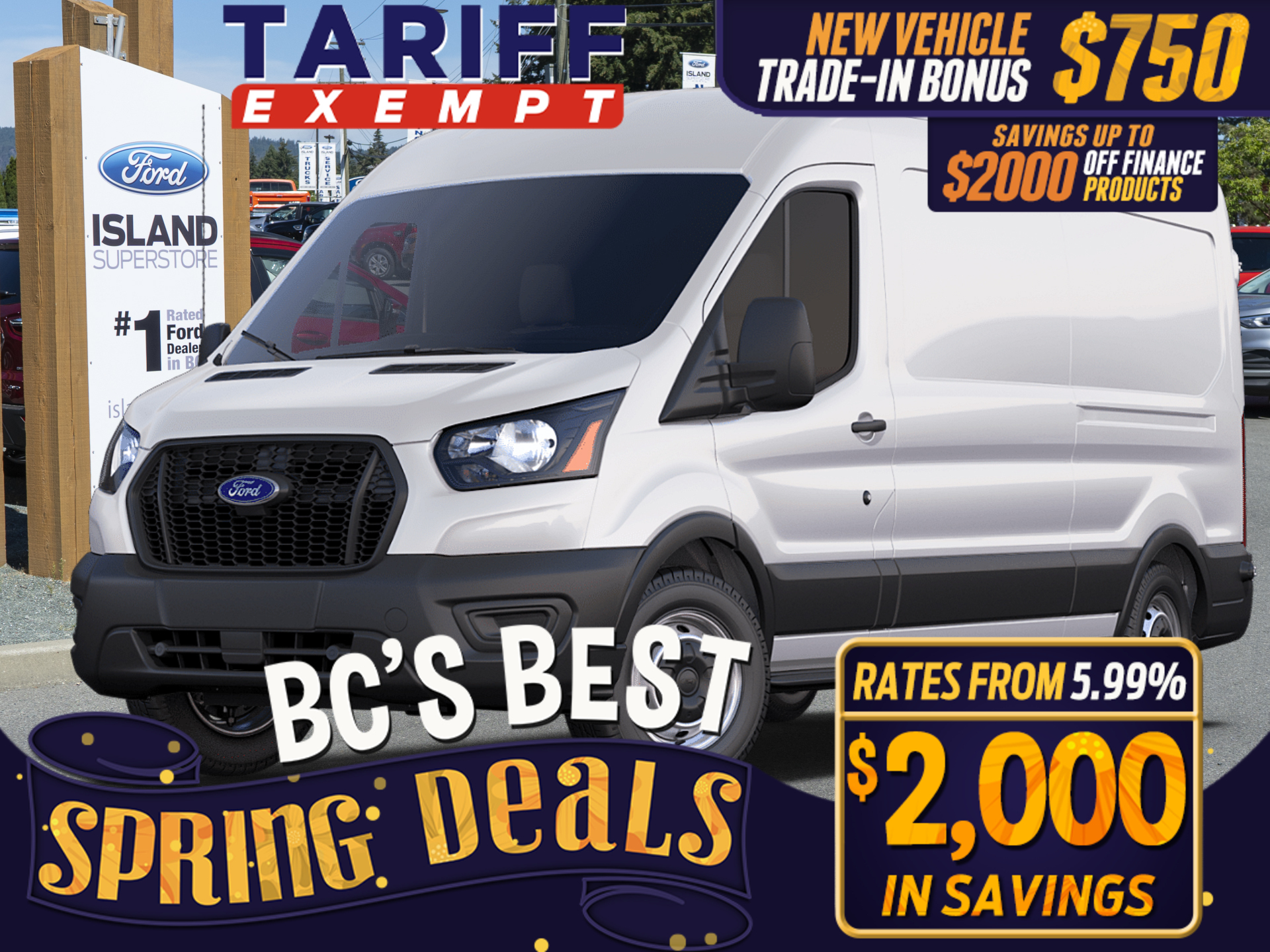 2025 Ford Transit Cargo Van XL Mid Roof Cargo AWD