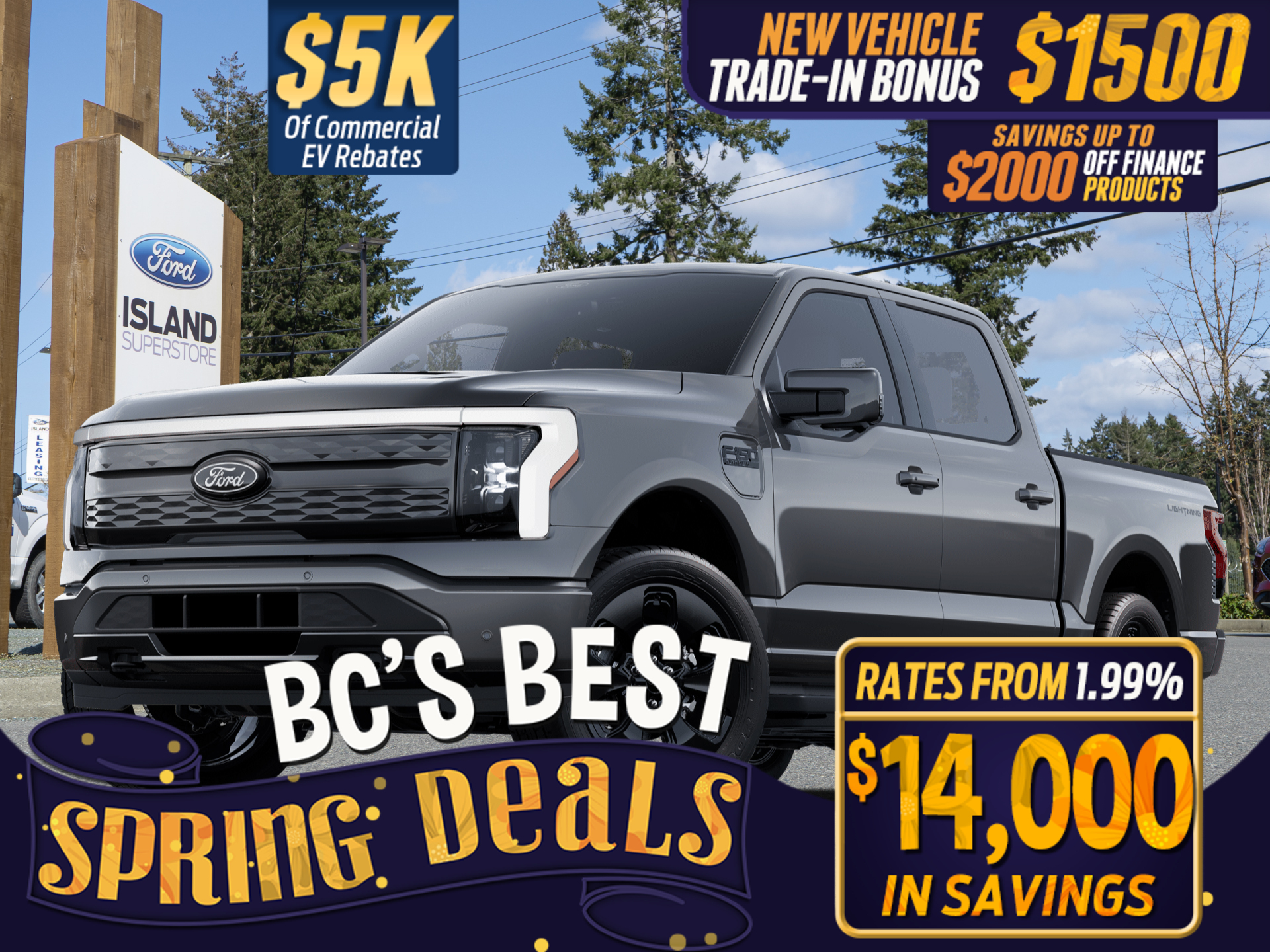 2025 Ford F-150 Lightning Platinum 131 Kwh Ext Range  SuperCrew