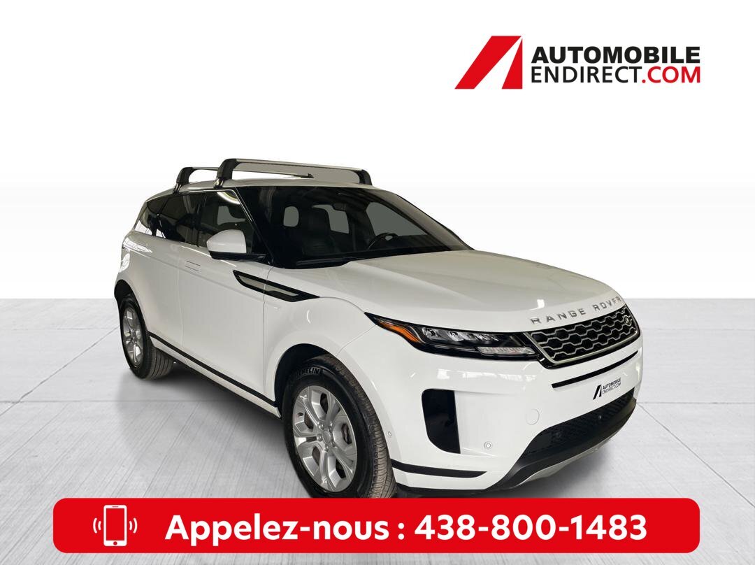 2021 Land Rover Range Rover Evoque P250 S AWD Cuir Toit Vitré GPS Sièges Ventilés Cam