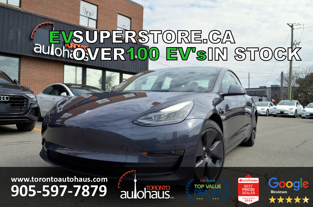 2022 Tesla Model 3 LFP I OVER 100 TESLAS EVSUPERSTORE.CA