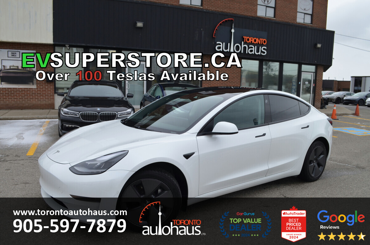 2021 Tesla Model 3 SR+ I OVER 100 TESLAS EVSUPERSTORE.CA