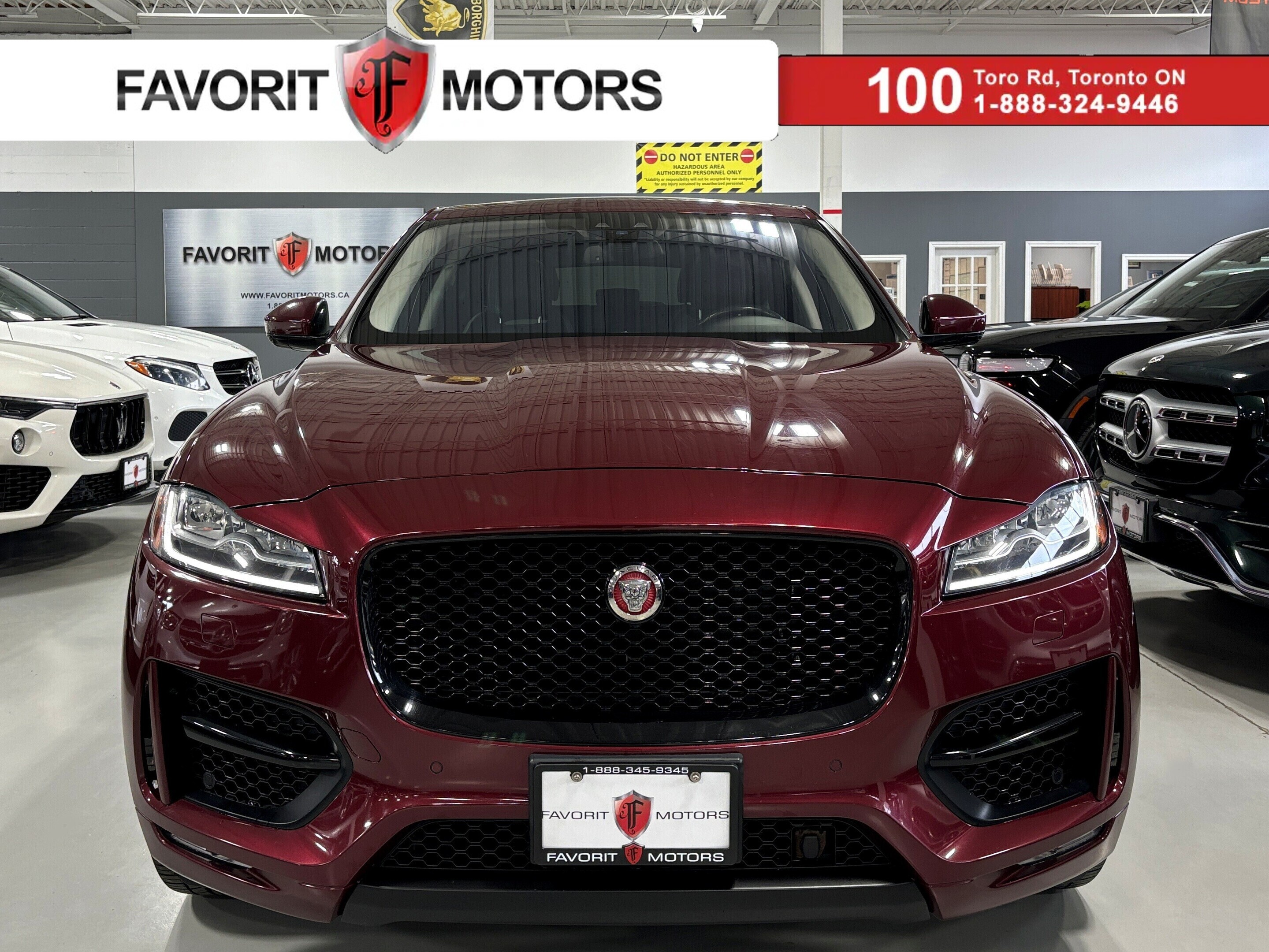 2017 Jaguar F-Pace R-Sport 35t|AWD|SUPERCHARGED|WHITELEATHER|NAV|LED|