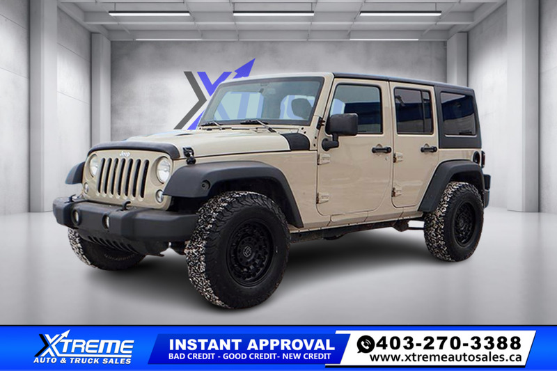 2018 Jeep Wrangler JK Unlimited Sport   - NO FEES!