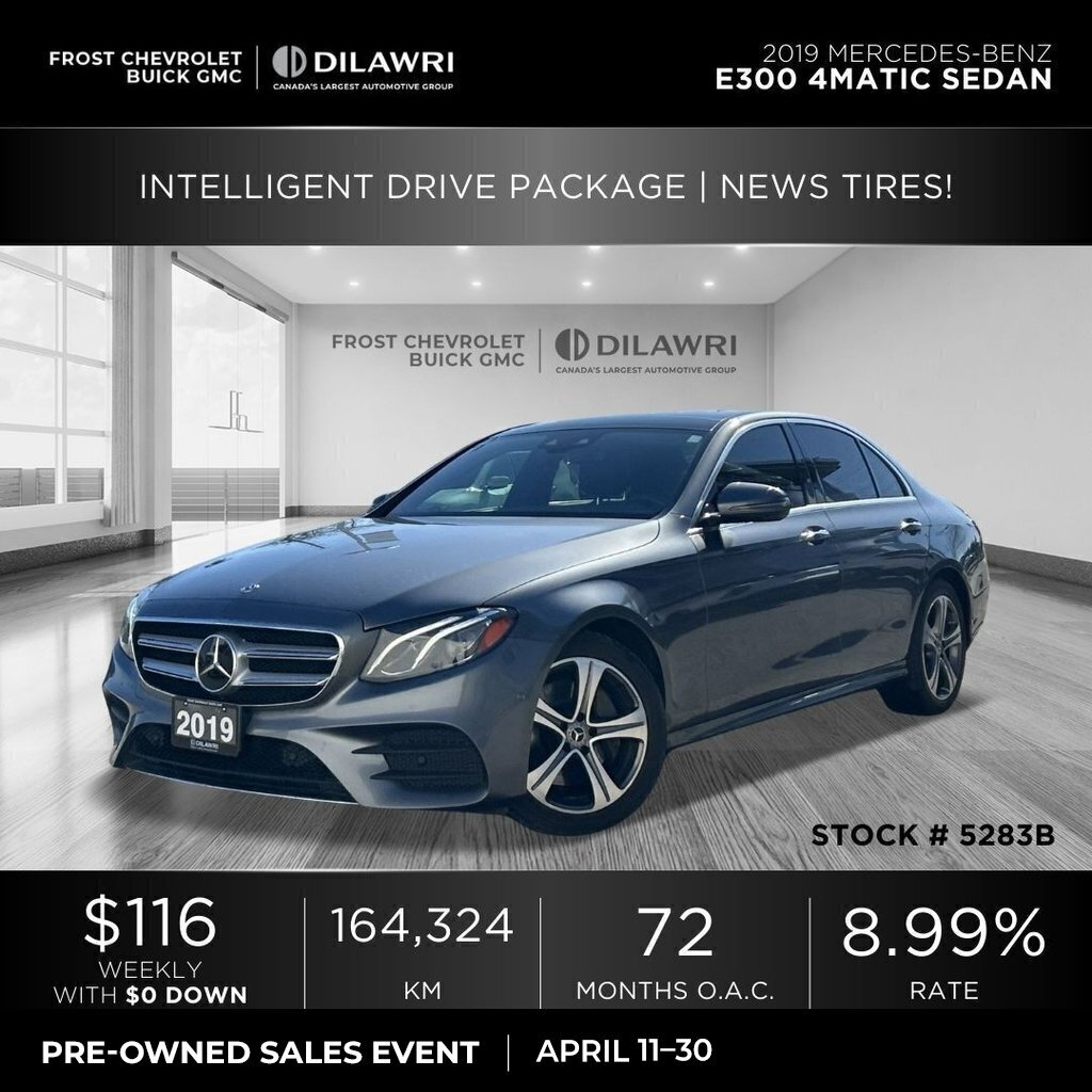 2019 Mercedes-Benz E300 4MATIC Sedan Intelligent Drive Package | News Tire