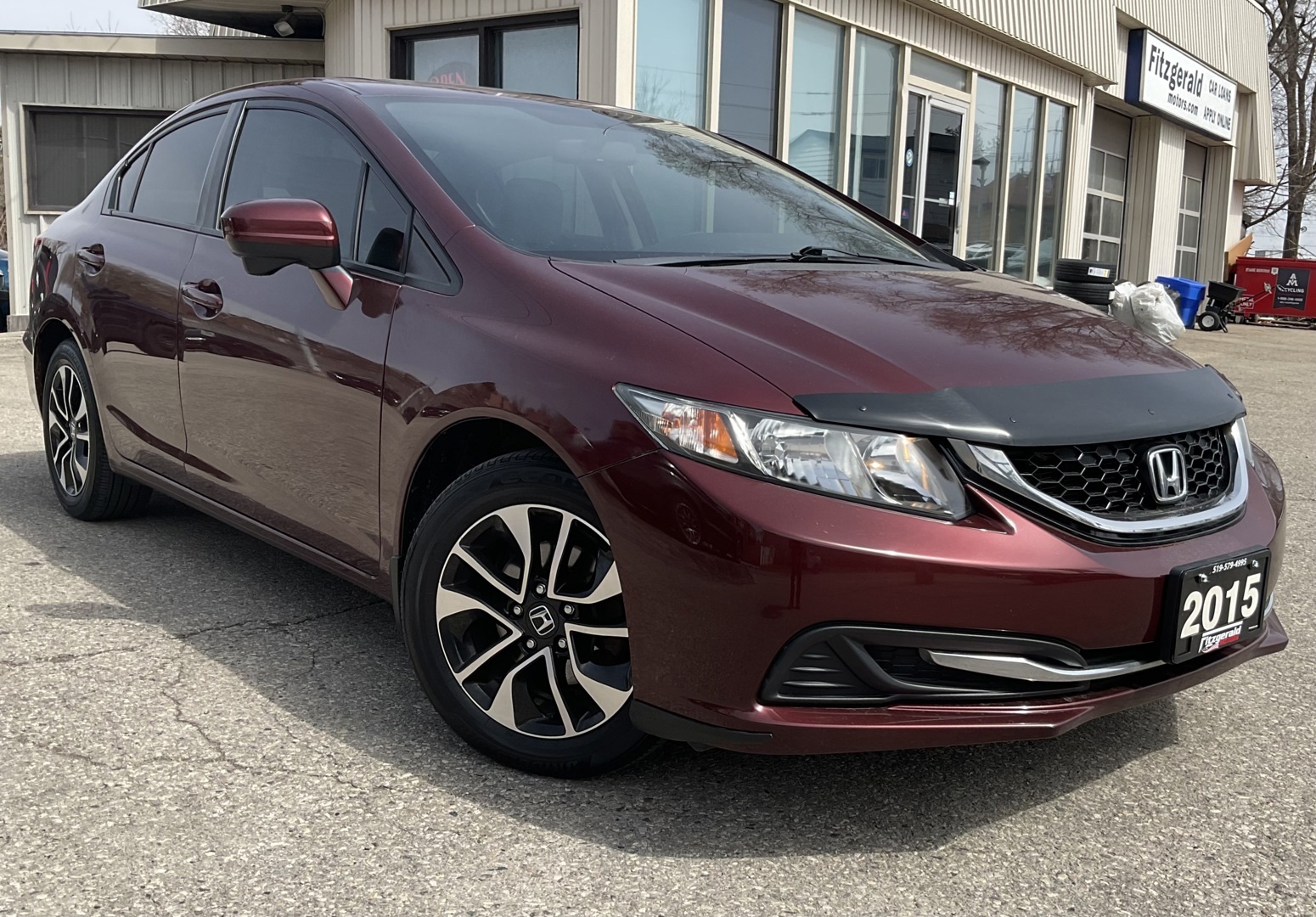 2015 Honda Civic EX Sedan - ALLOYS! BACK-UP/BLIND-SPOT CAM! SUNROOF