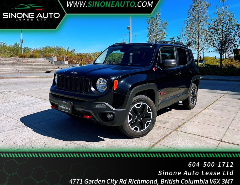 2016 Jeep Renegade TRAILHAWK 4WD| ONLY 94198 KM.