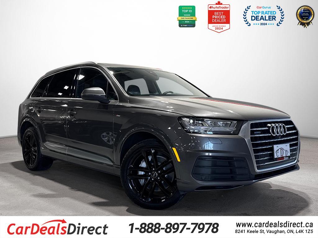 2019 Audi Q7 Technic S Line QUATTRO/NAVI /Sunroof/Vented Seats/