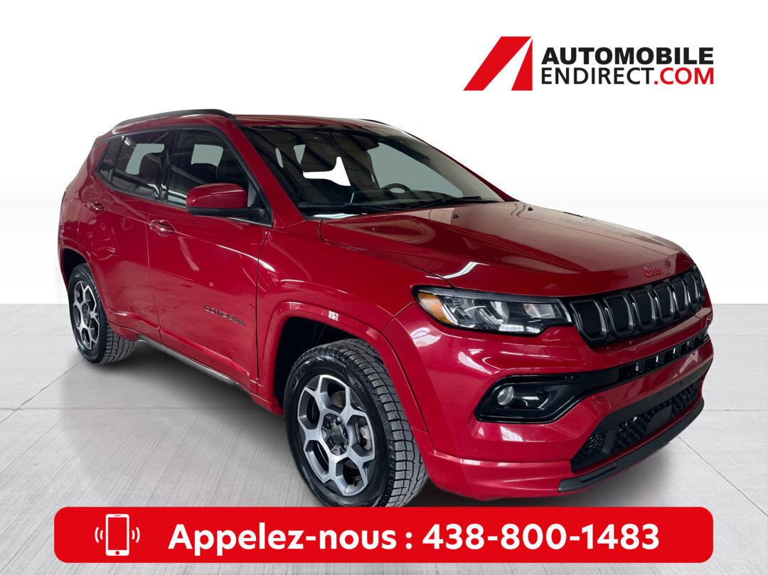 2022 Jeep Compass LIMITED RED EDITION 4X4 Mags Cuir Toit Sièges Chau