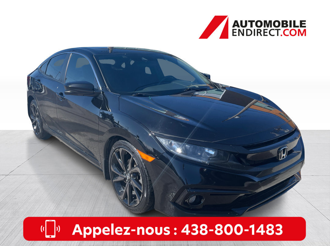 2020 Honda Civic Sedan Sport Mags Toit Pano Sièges Chauffants