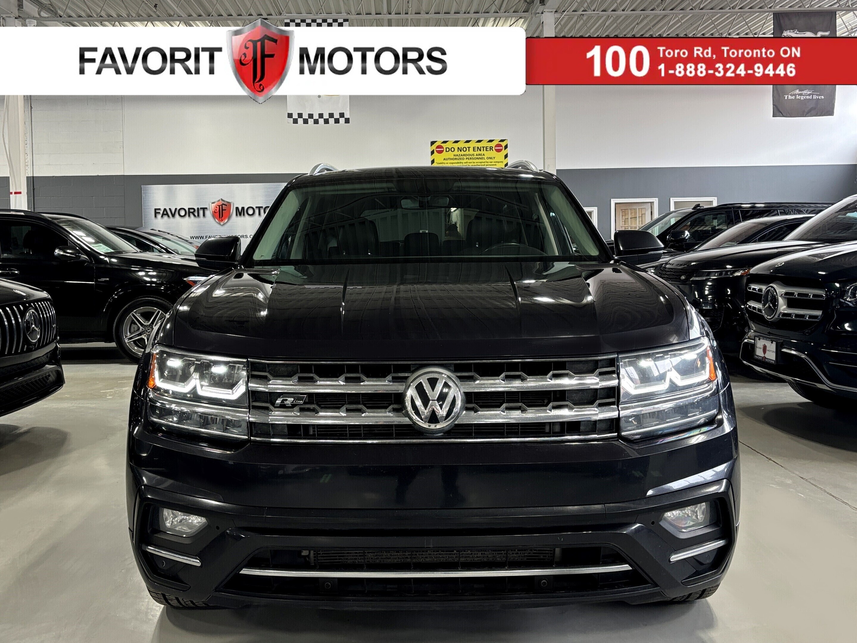2018 Volkswagen Atlas R-LINE|4MOTION|AWD|NAV|7PASSENGER|PANOROOF|LEATHER