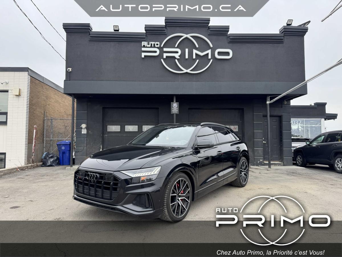 2022 Audi SQ8 500hp Cuir Toit Pano GPS Carplay Cam360 Mags Hitch