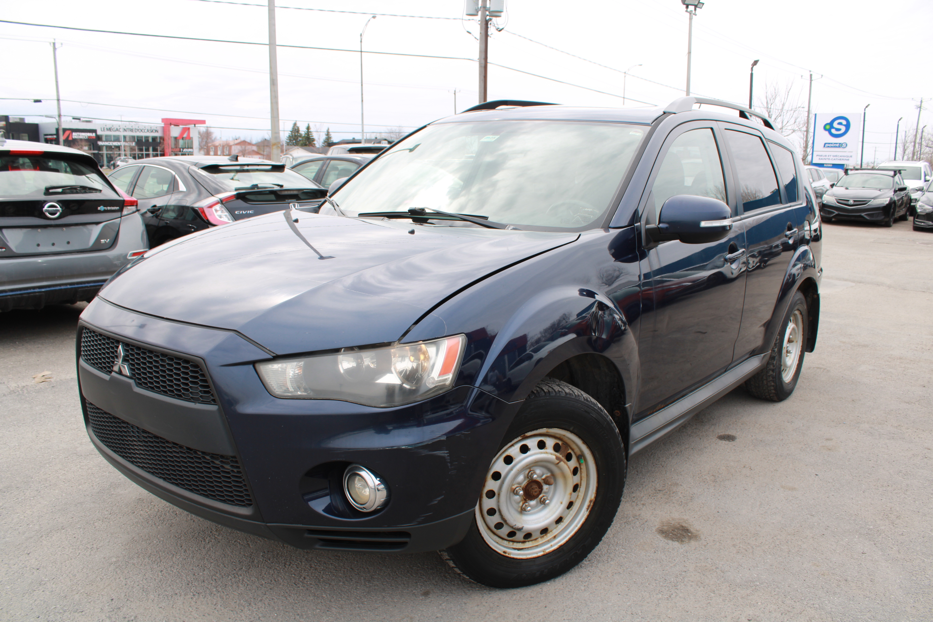 2010 Mitsubishi Outlander 4WD  LS, BLUETOOTH,  GROUPE ELECTRIQUE, TOIT +++