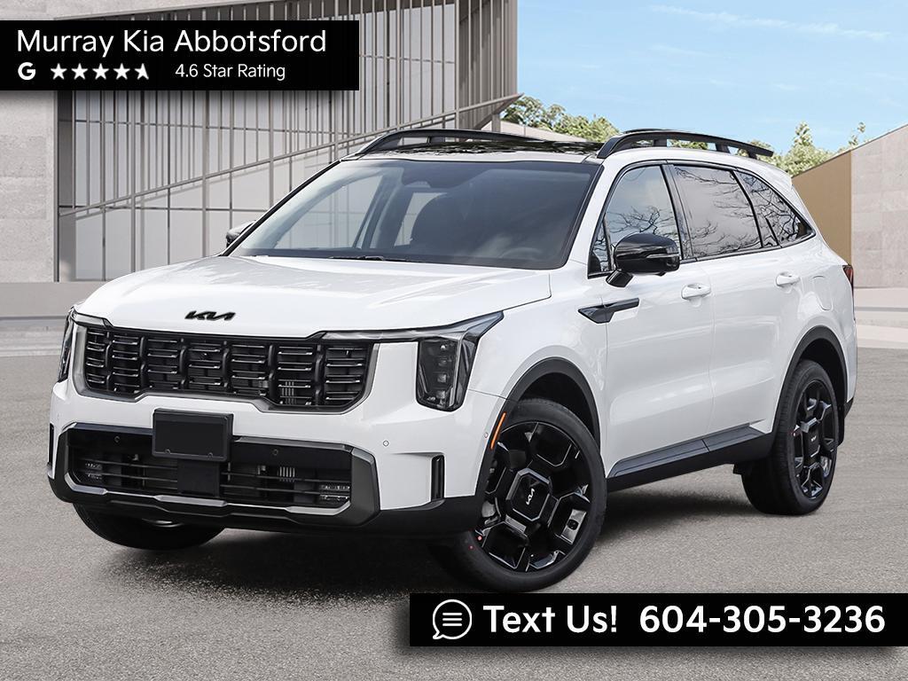 2025 Kia Sorento X-LINE LIMITED Glacial White Pearl