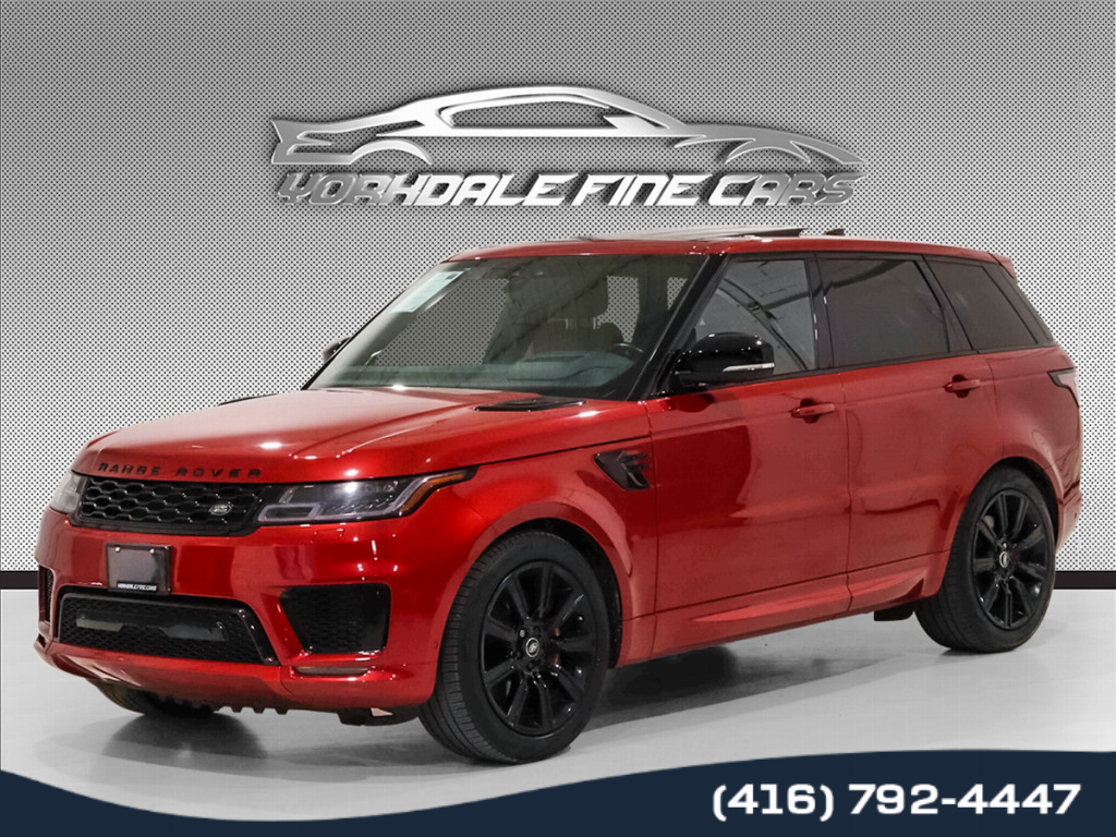 2021 Land Rover Range Rover Sport V8 Supercharged / HSE Dynamic / Red Int / 7 Passen