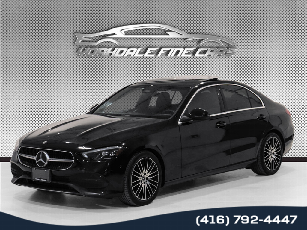 2022 Mercedes-Benz C-Class C300 / Premium Pkg / Navigation / Apple CarPlay / 