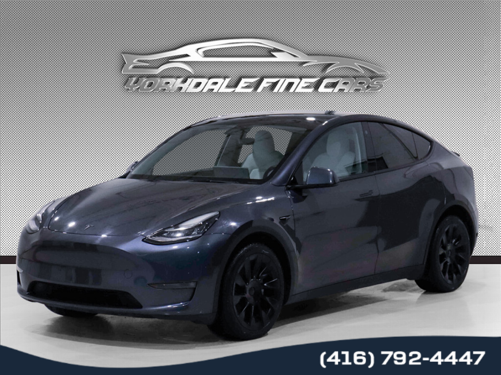 2022 Tesla Model Y Long Range Plus / Dual Motor AWD / Autopilot / Whi