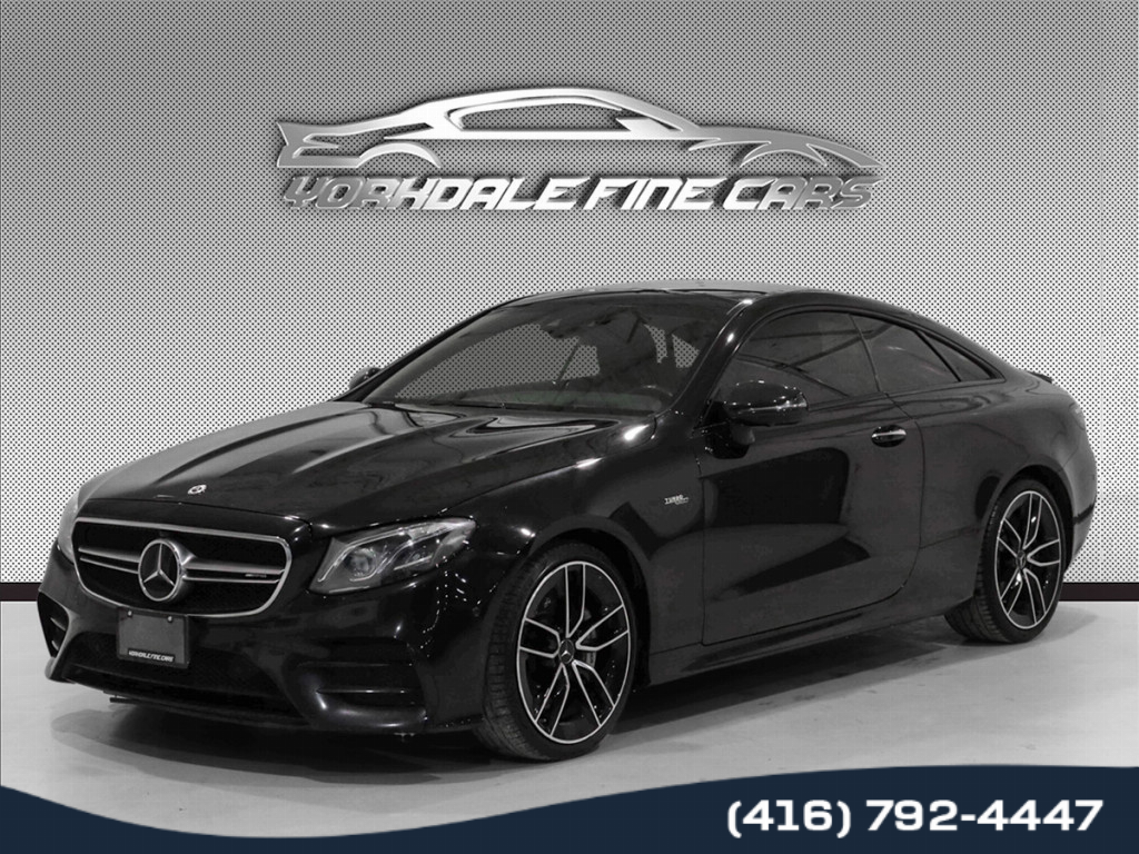 2020 Mercedes-Benz E-Class AMG E53 Coupe / Red Leather / AMG Night Pkg / Dist