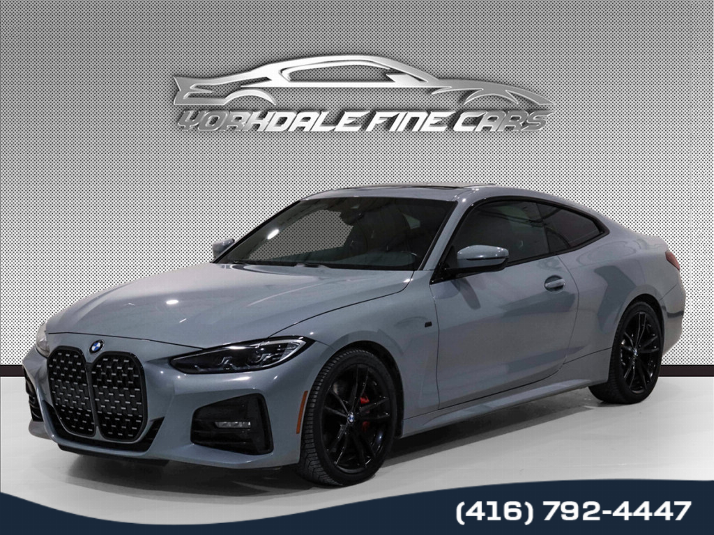 2022 BMW 4 Series 430i Coupe / xDrive / Red Interior / Navigation / 