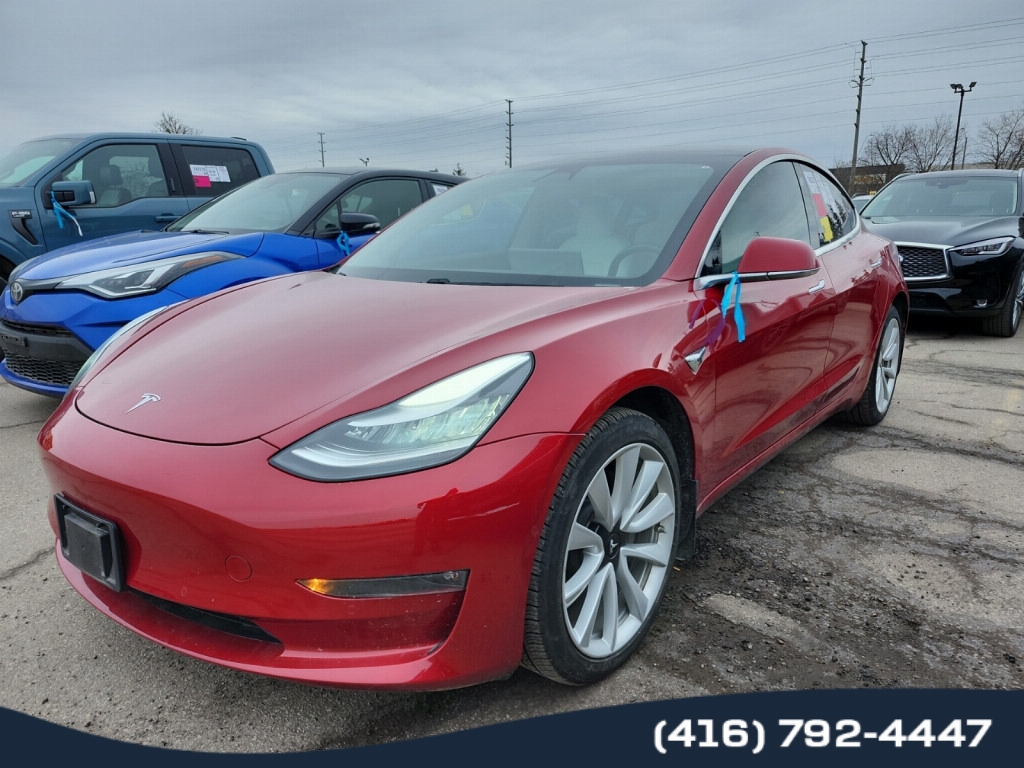 2019 Tesla Model 3 Long Range Plus / Dual Motor AWD / FSD Computer / 