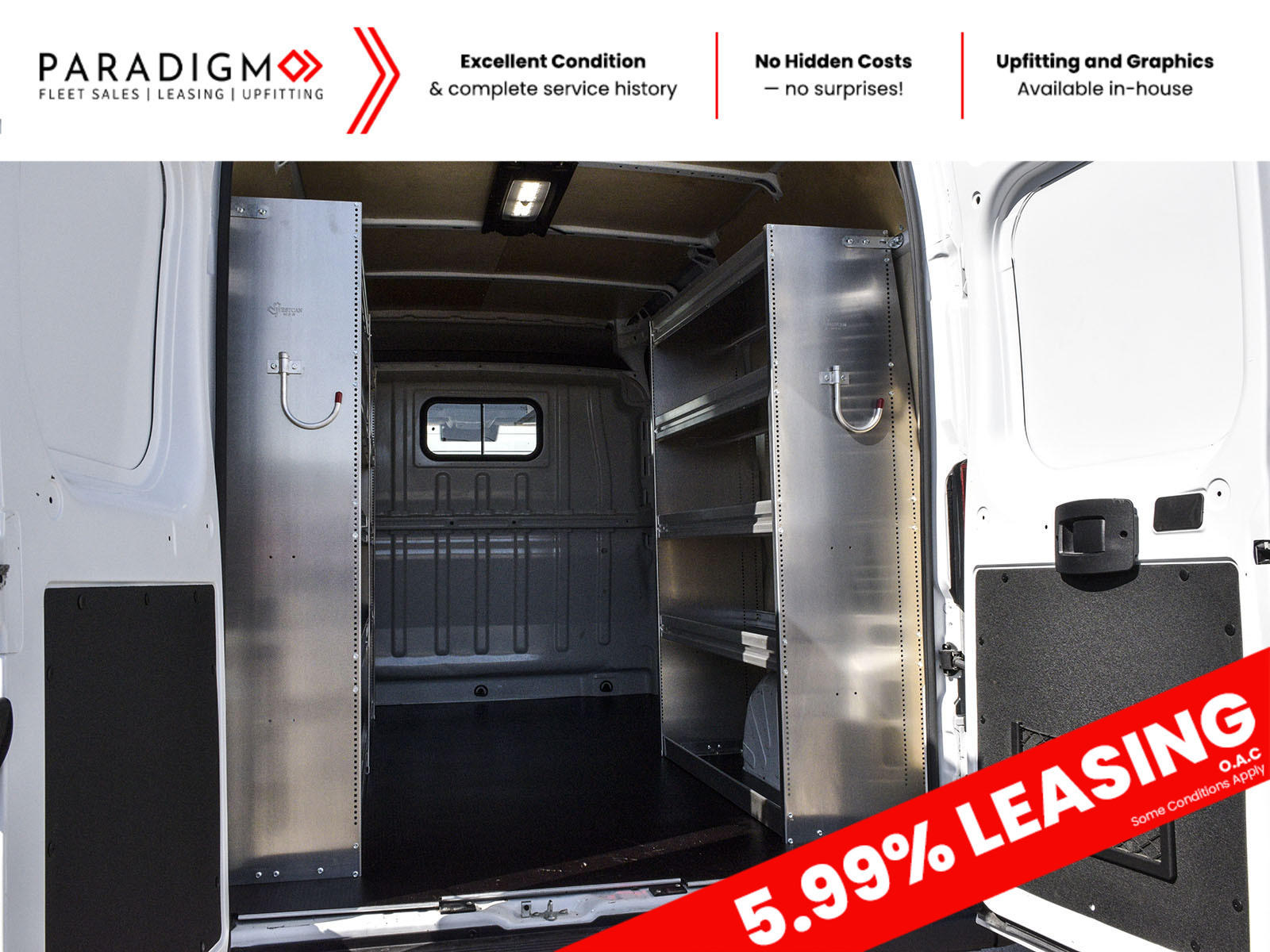 2024 Dodge Promaster Cargo Van WORK READY!! 2500 High Roof 136'' 