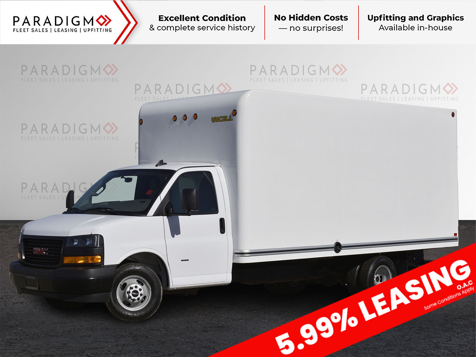 2023 GMC Savana 3500 GMC SAVANA 3500 STANDARD CUBE 177"
