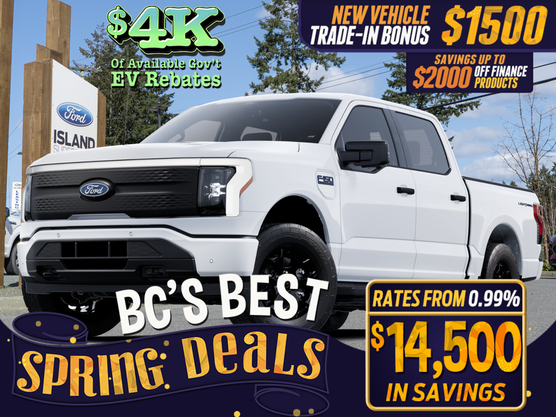 2025 Ford F-150 Lightning XLT 98 KWH Std Battery SuperCrew