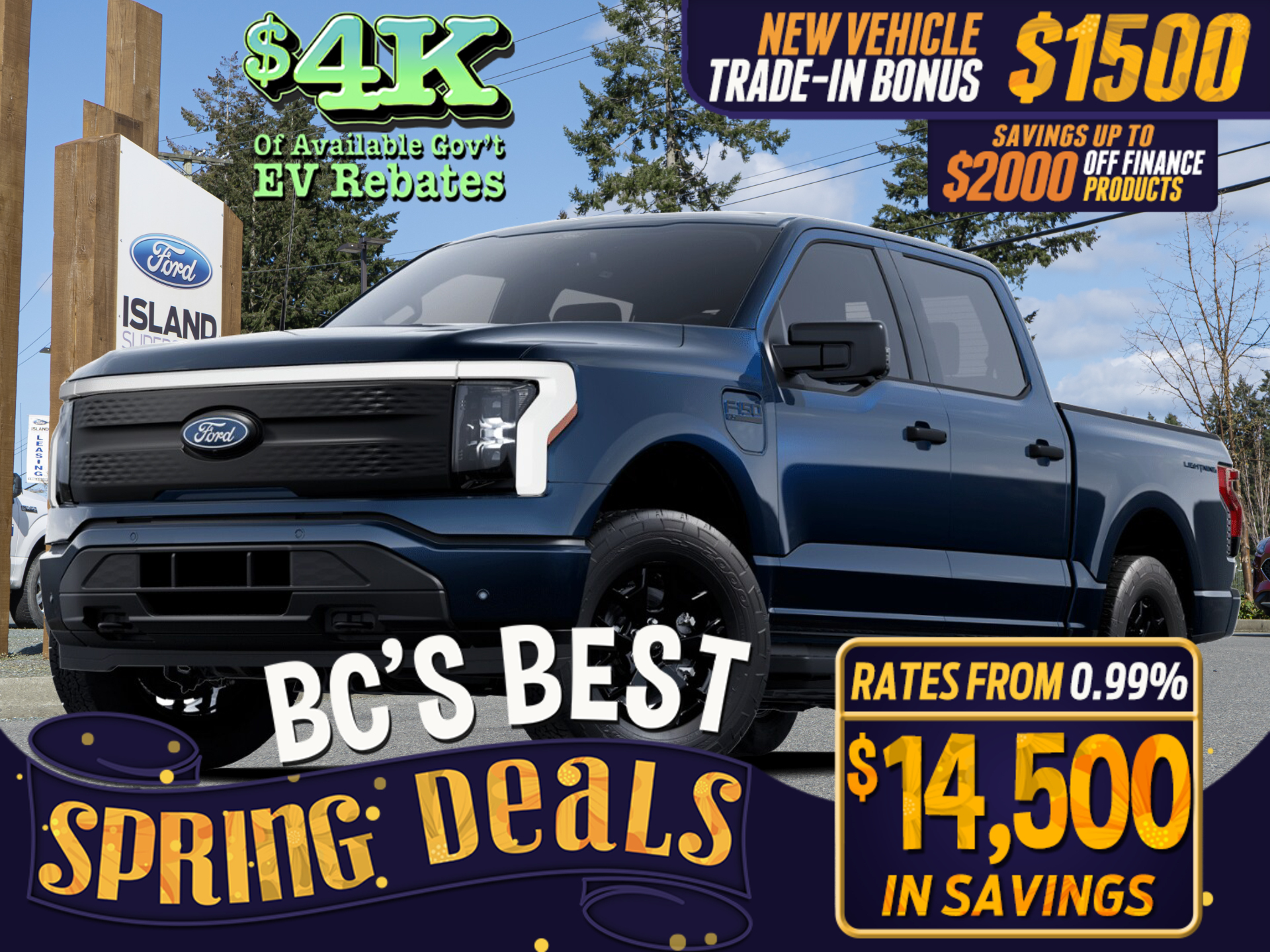 2025 Ford F-150 Lightning XLT 98 KWH Std Battery SuperCrew