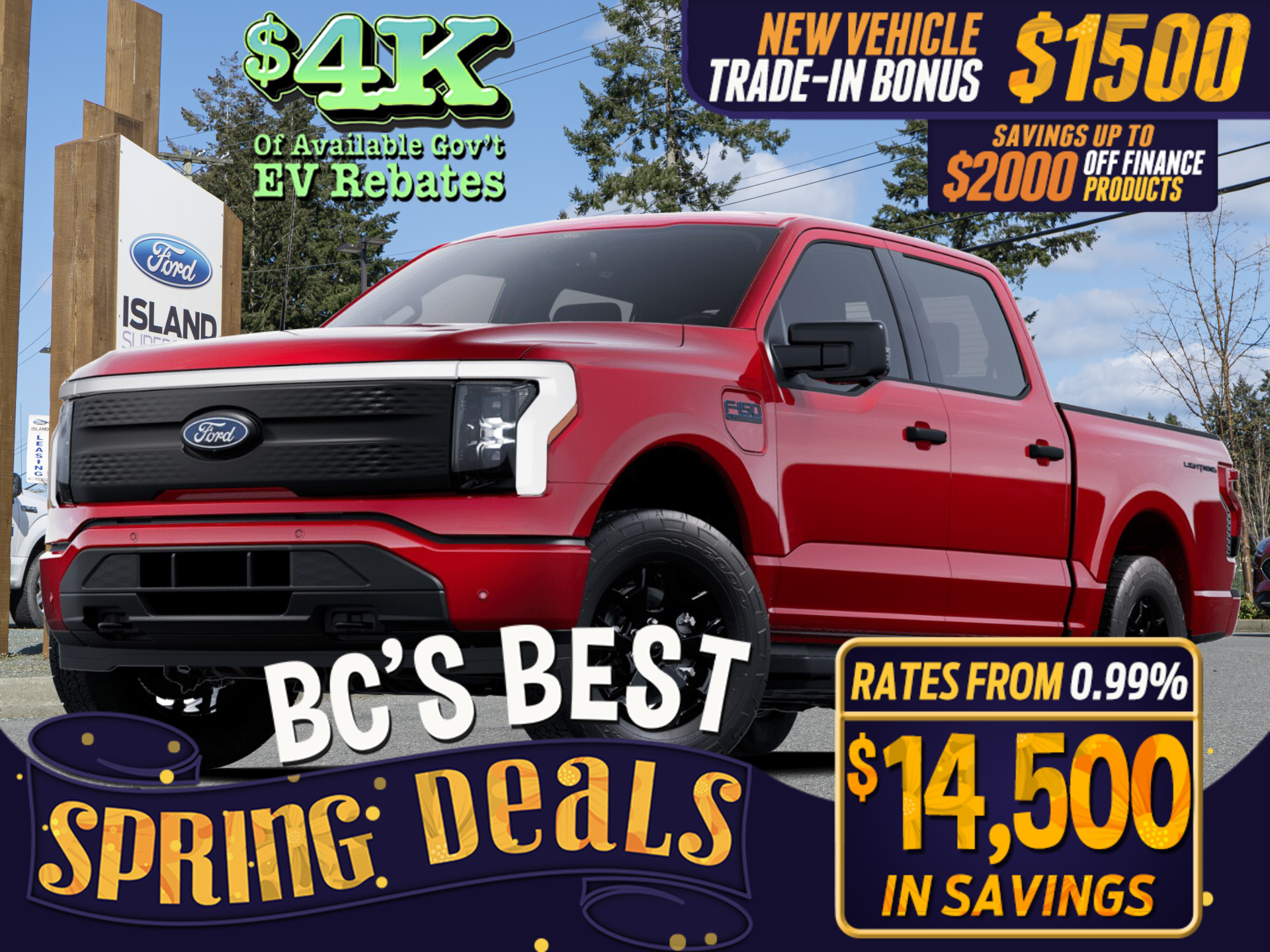 2025 Ford F-150 Lightning XLT 98 KWH Std Battery SuperCrew