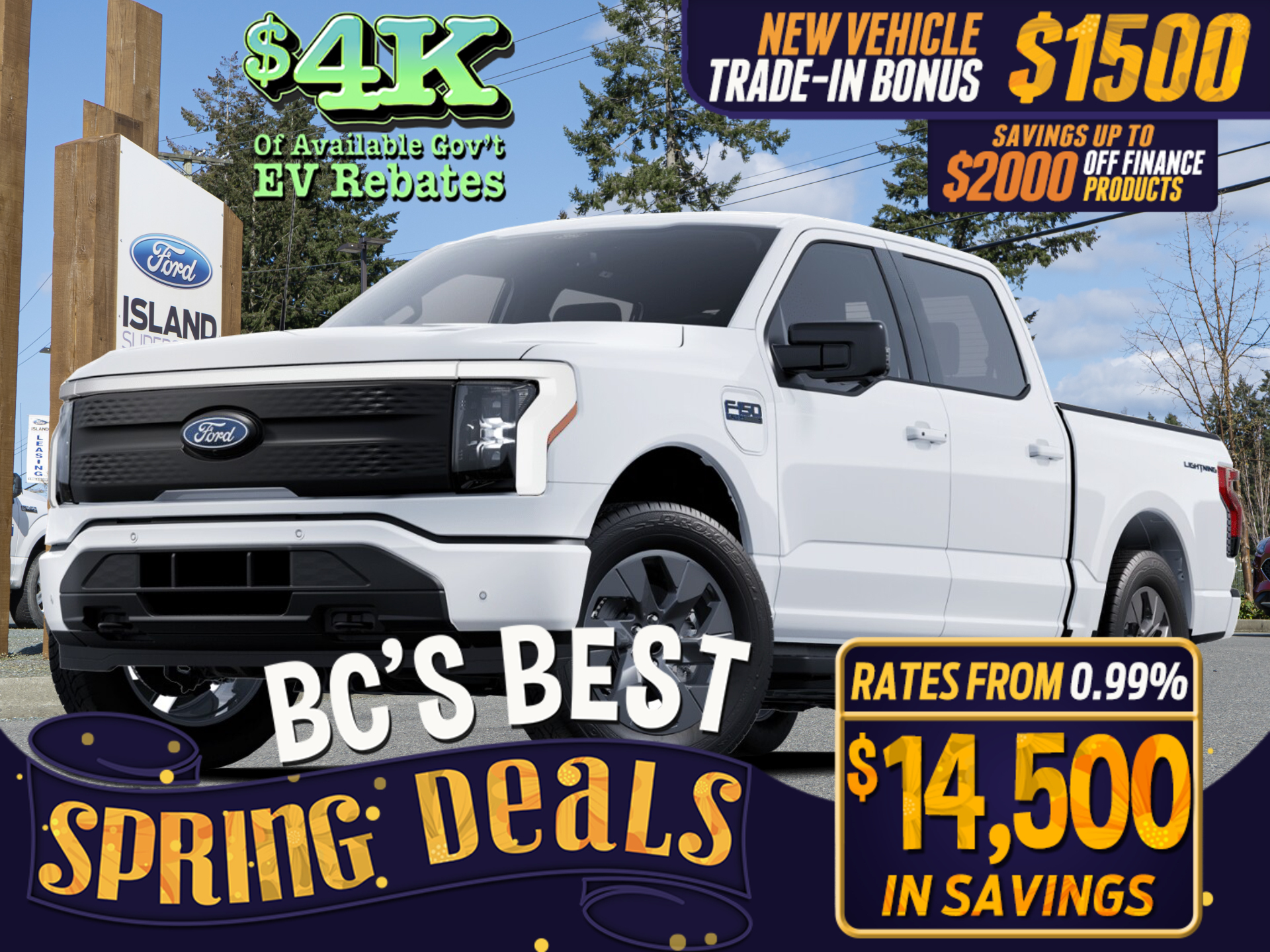 2025 Ford F-150 Lightning XLT 98 KWH Std Battery SuperCrew