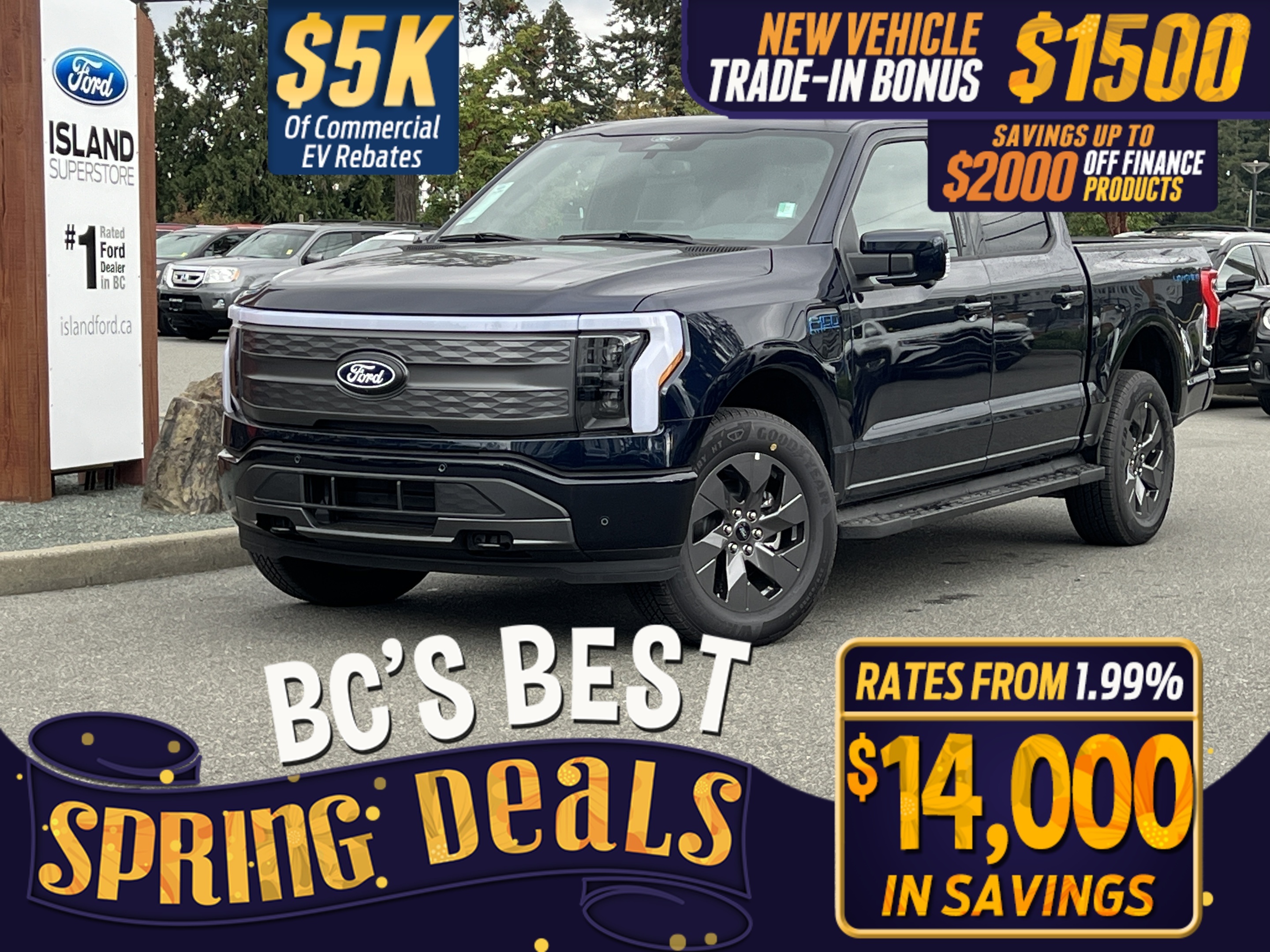2025 Ford F-150 Lightning LARIAT 511A 131 Kwh Ext Range