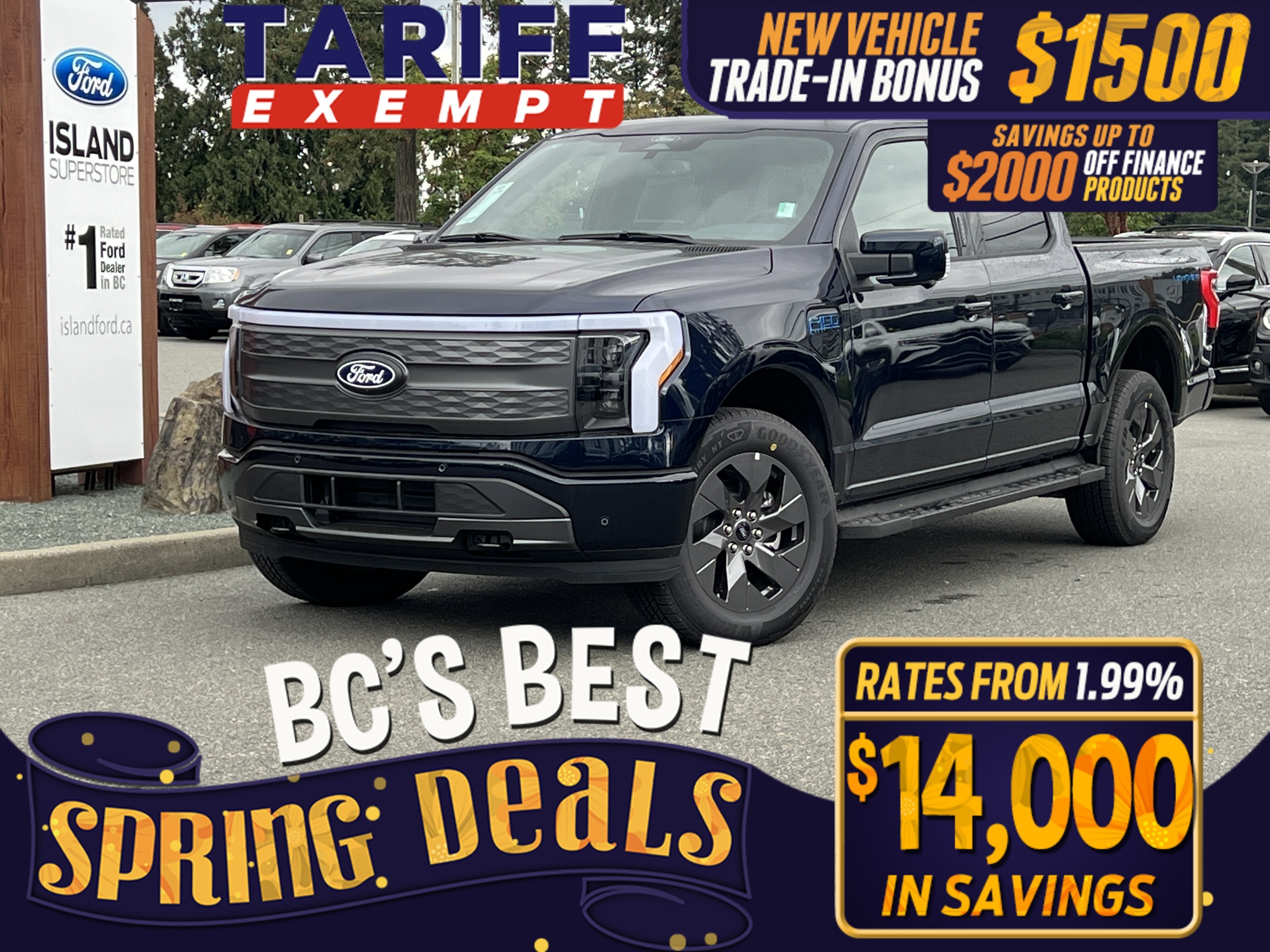 2025 Ford F-150 Lightning LARIAT 131 KWH Extended Range Battery SuperCrew