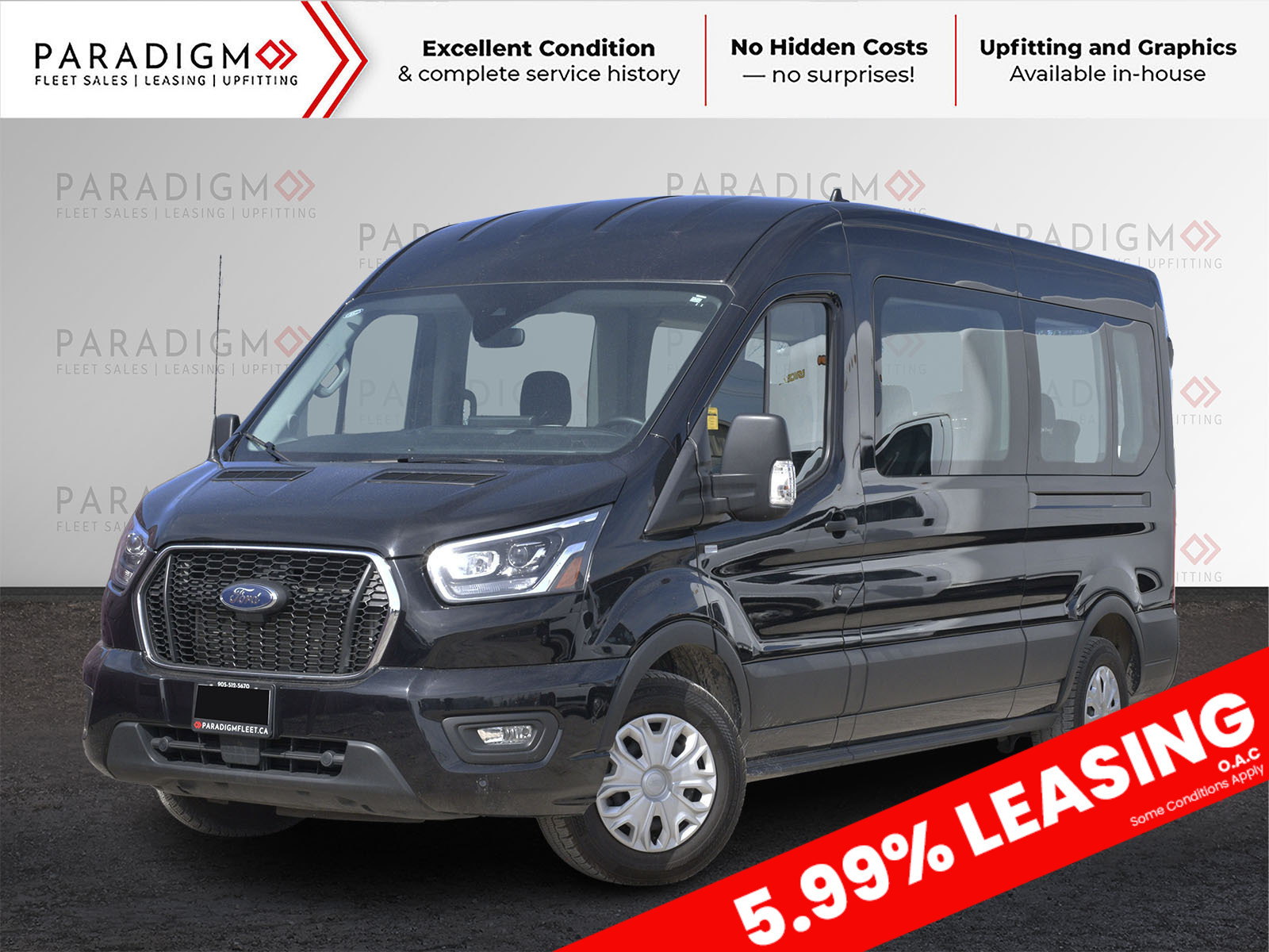 2023 Ford Transit T350 148-Inch XLT Mid Passenger Van 