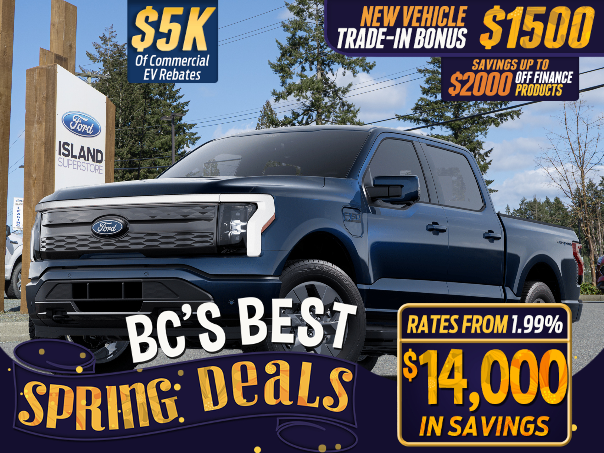 2025 Ford F-150 Lightning LARIAT 131 KWH Extended Range Battery SuperCrew
