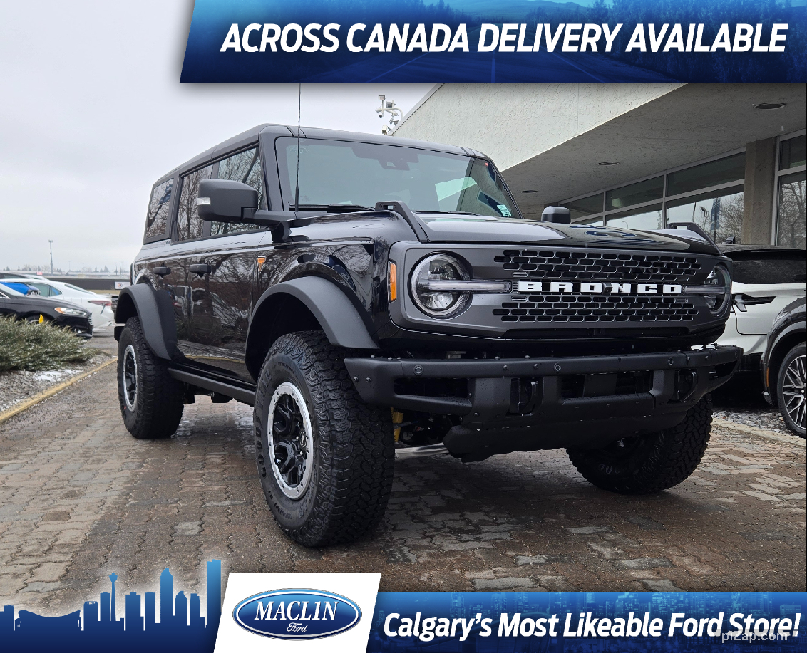 2025 Ford Bronco BADLANDS | SASQUATCH PKG | BLACK APP PKG | G.O.A.T