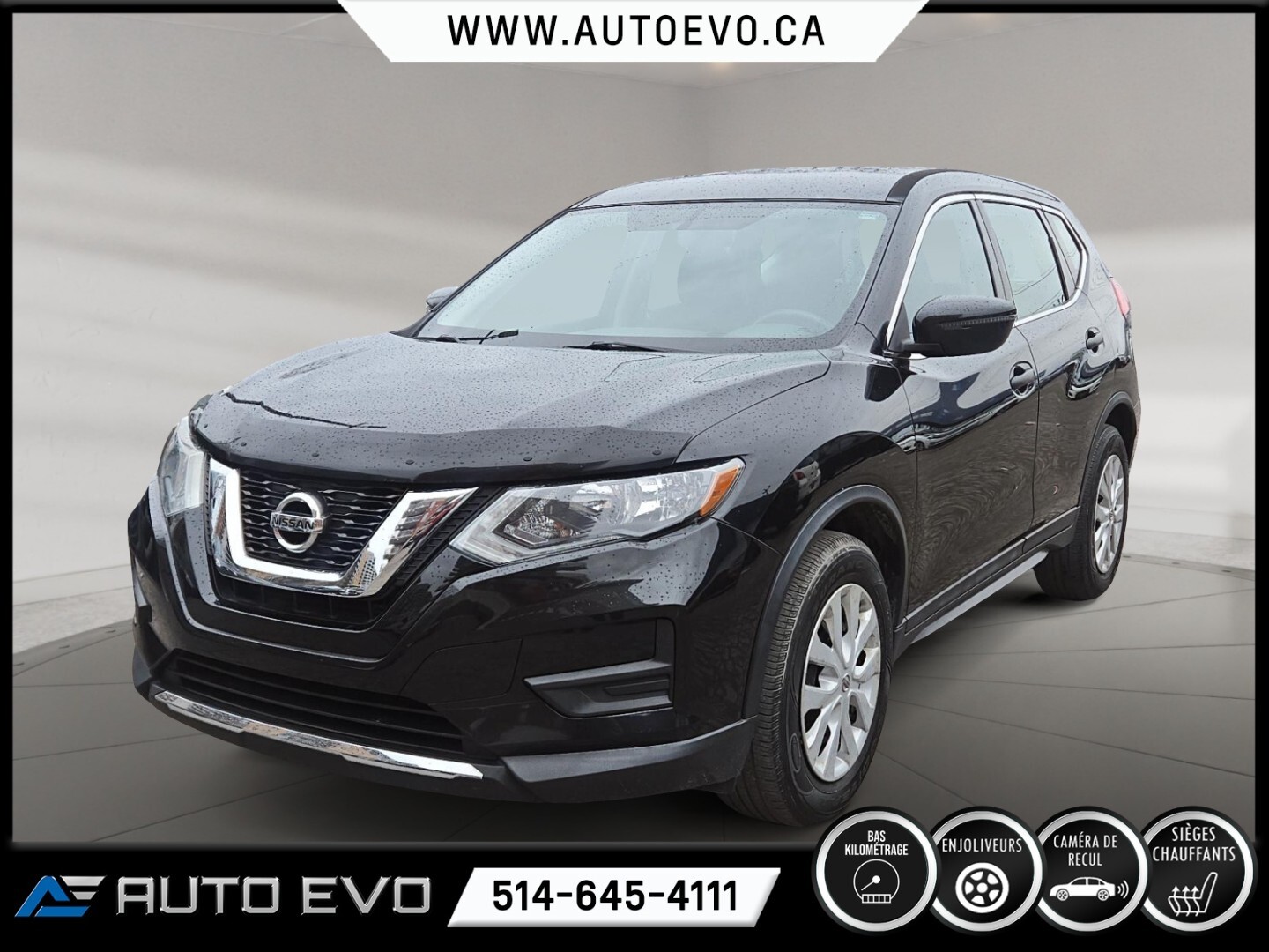 2017 Nissan Rogue S * MAGS * CAMERA DE RECUL * SIEGE CHAUFFANT *  BA