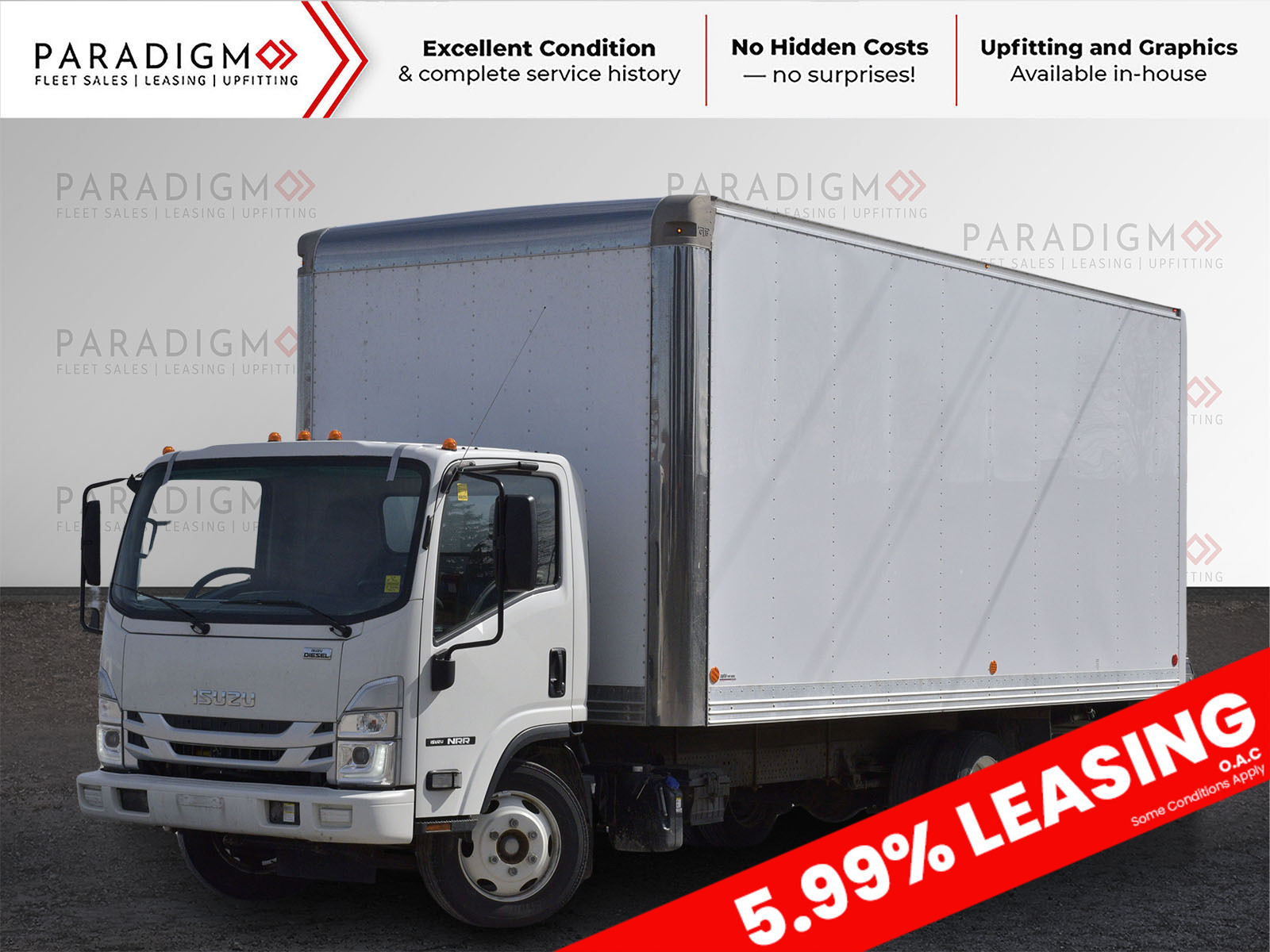 2023 Isuzu NRR DSL REG AT NRR Diesel 20ft Large Cube Body