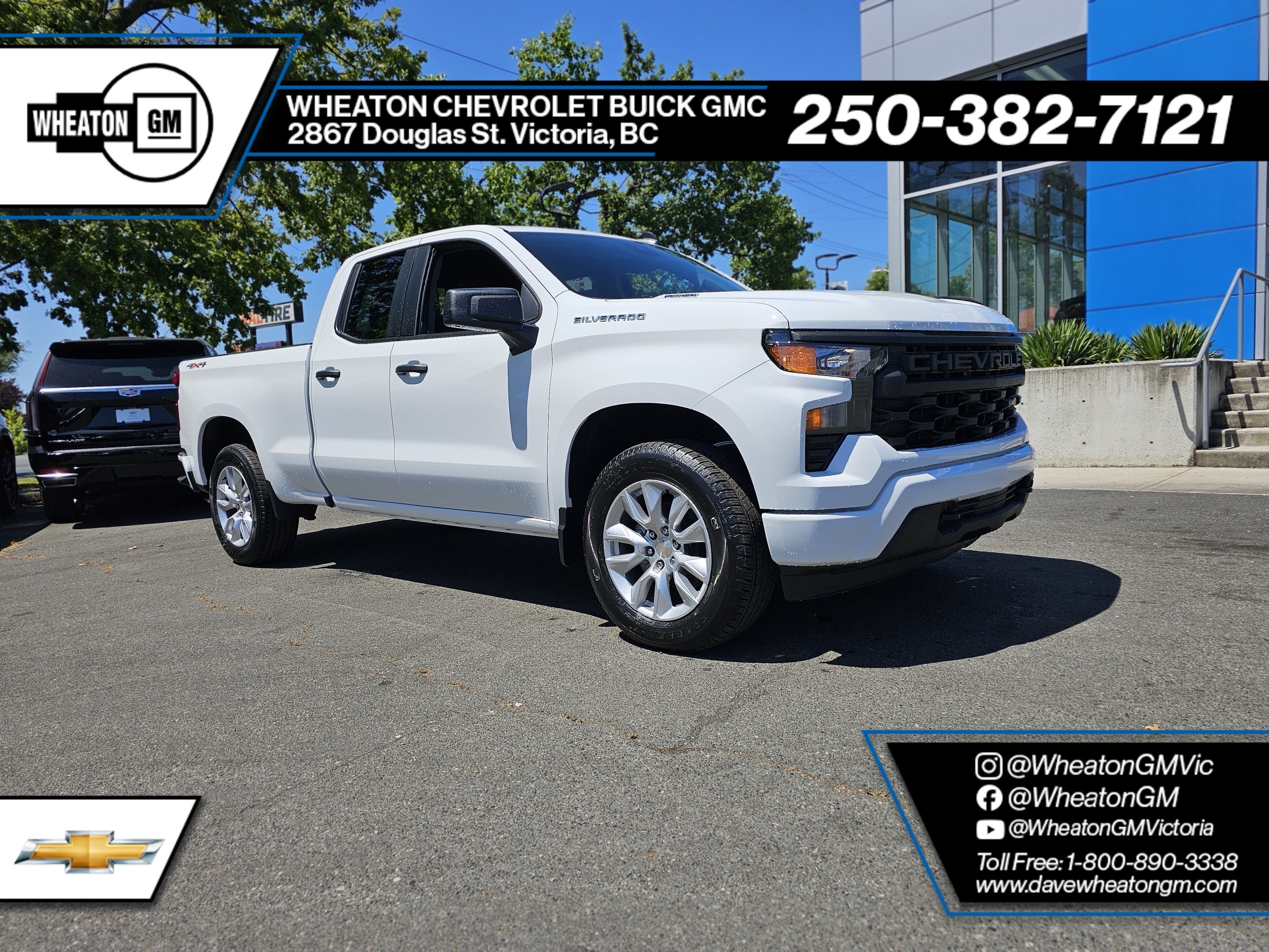 2024 Chevrolet Silverado 1500 Custom Double Cab 4WD | 2.7L TURBOMAX GAS | BENCH 