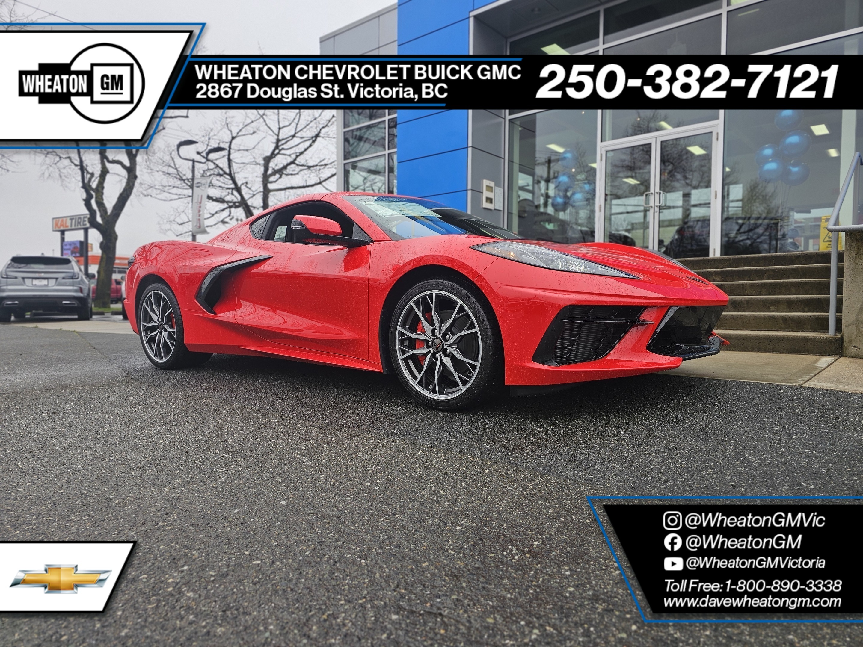2025 Chevrolet Corvette 1LT STINGRAY COUPE RWD | 6.2L V8 | BOSE AUDIO | GO