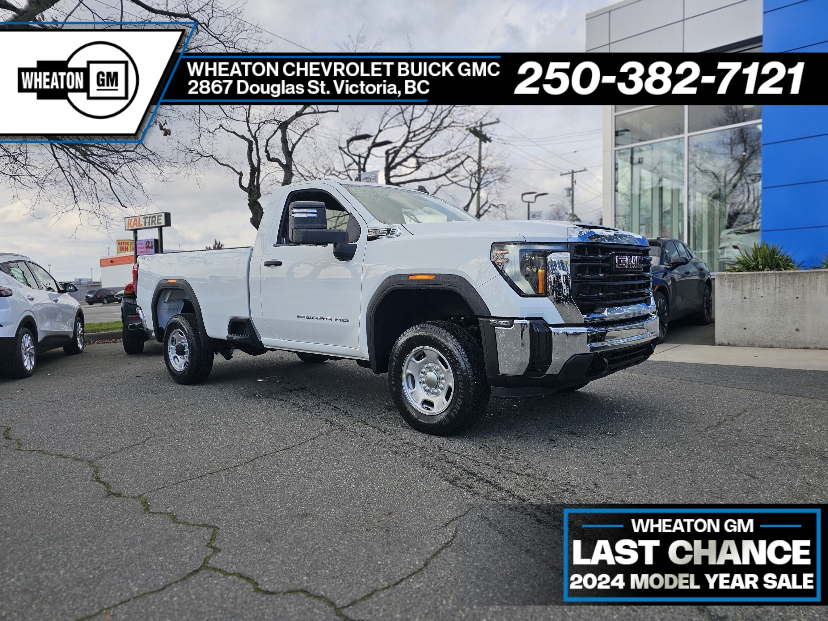 2024 GMC SIERRA 2500HD Pro 4WD REG CAB | 6.6L V8 GAS w/ ALLISON TRANSMISS