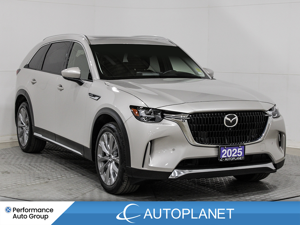 2025 Mazda CX-90 MHEV GT AWD, Heads Up Display, 360 Cam, Pano Roof!