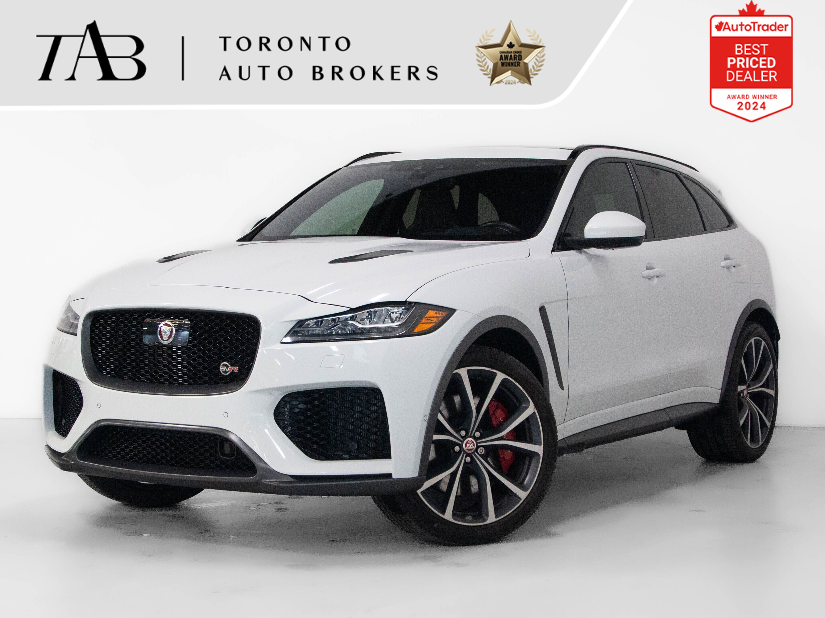 2020 Jaguar F-Pace SVR AWD| HUD | 22" WHEELS | MERIDIAN |BUCKET SEATS