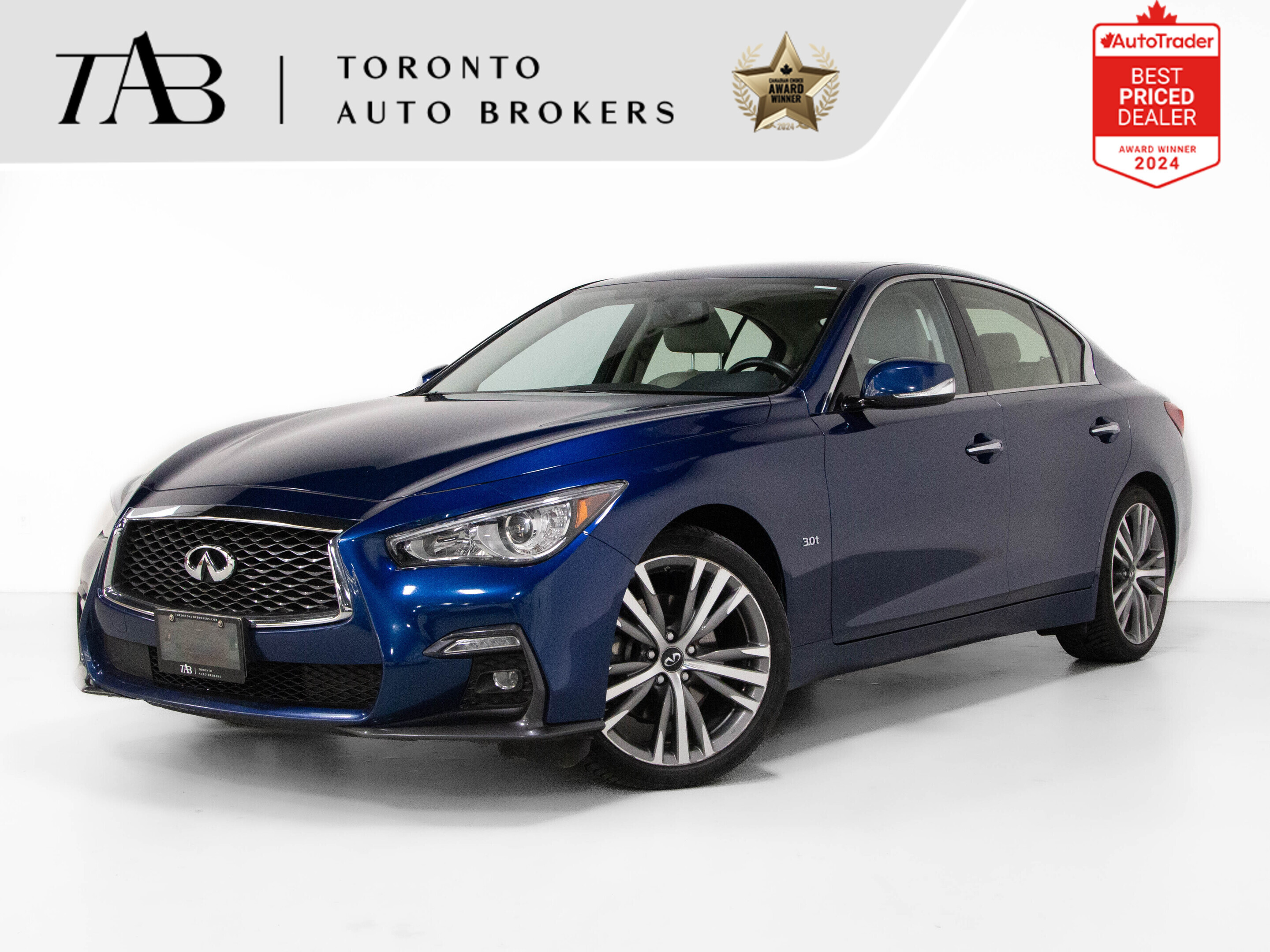 2019 Infiniti Q50 3.0T | SIGNATURE | AWD | WHITE INTERIOR |  SUNROOF