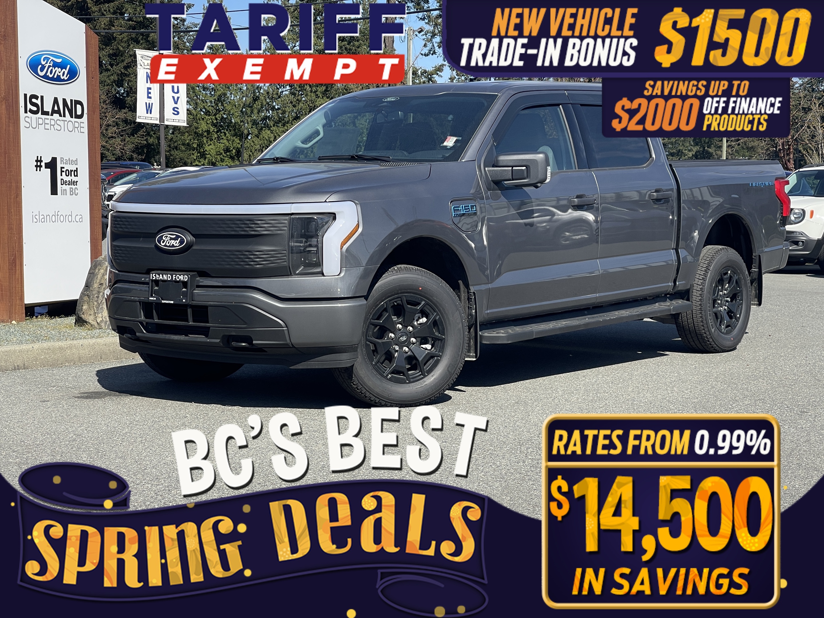 2025 Ford F-150 Lightning XLT 98 KWH Std Battery SuperCrew