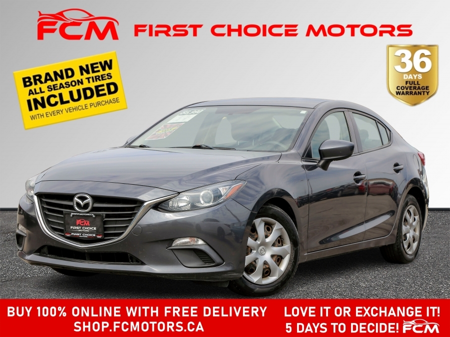 2014 Mazda Mazda3 GX SKYACTIV ~MANUAL, FULLY CERTIFIED WITH WARRANTY