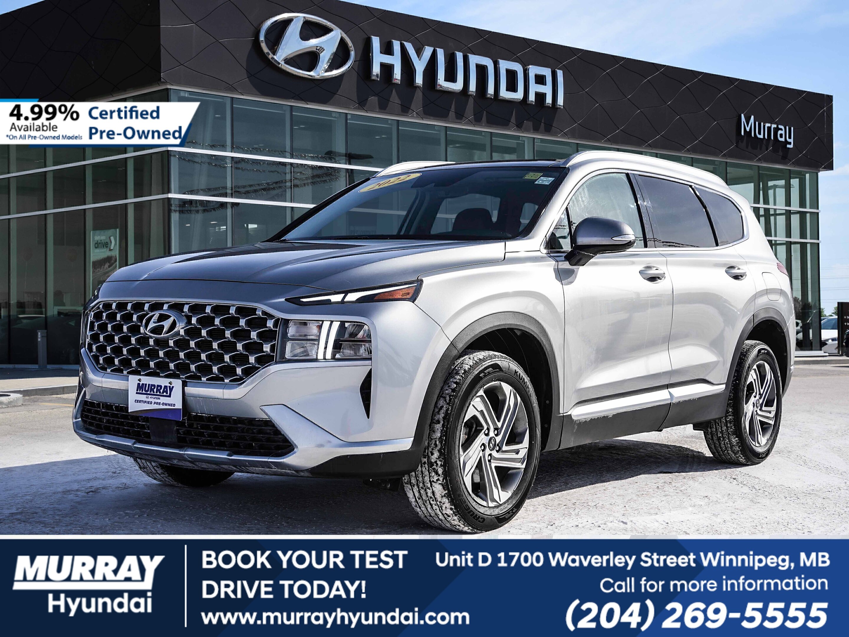 2022 Hyundai Santa Fe Preferred AWD w-Trend Package | 5.49% Available