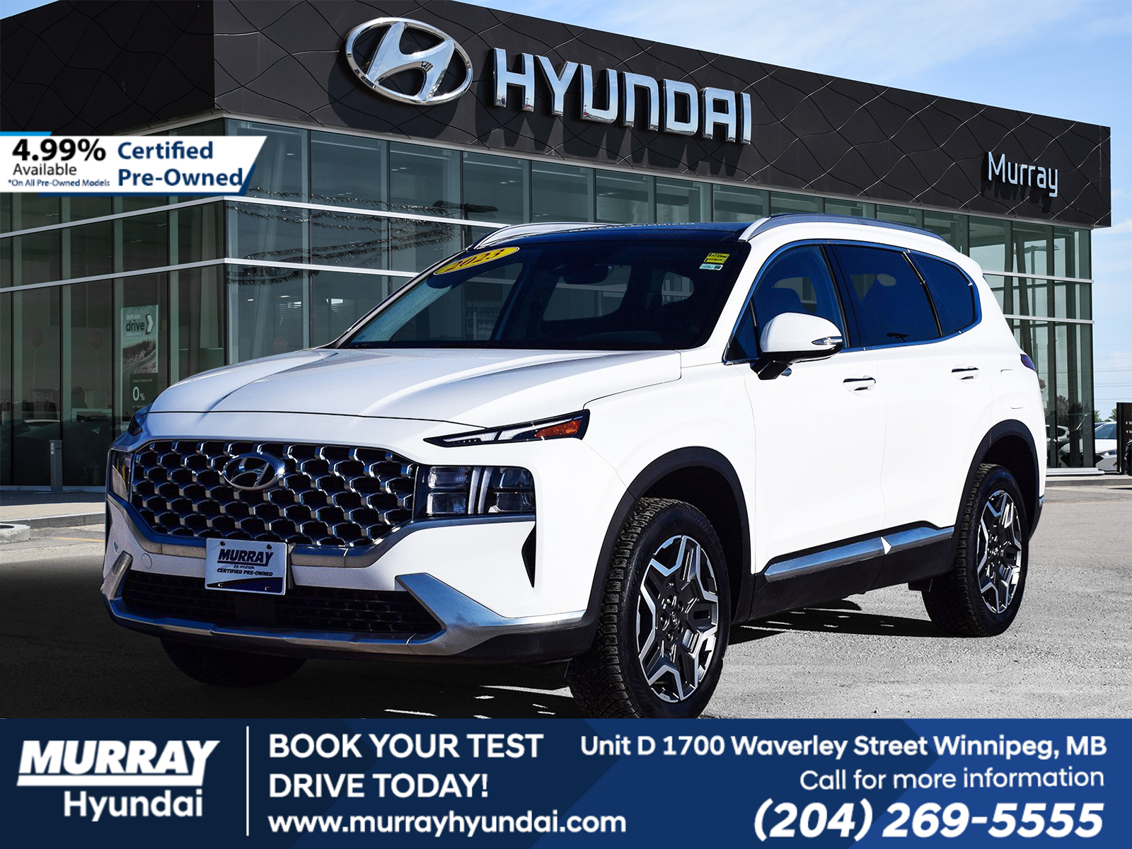 2023 Hyundai Santa Fe Hybrid Luxury AWD | 5.49% Available 