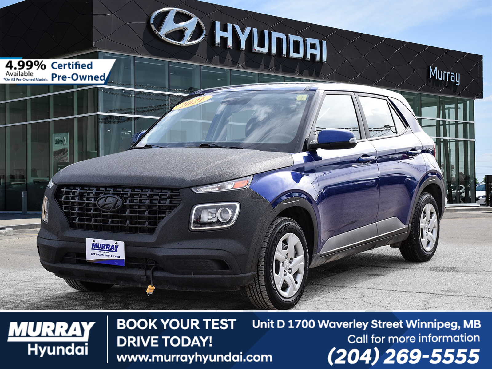 2021 Hyundai Venue Essential IVT | Fresh Trade | Local | Rhino coated
