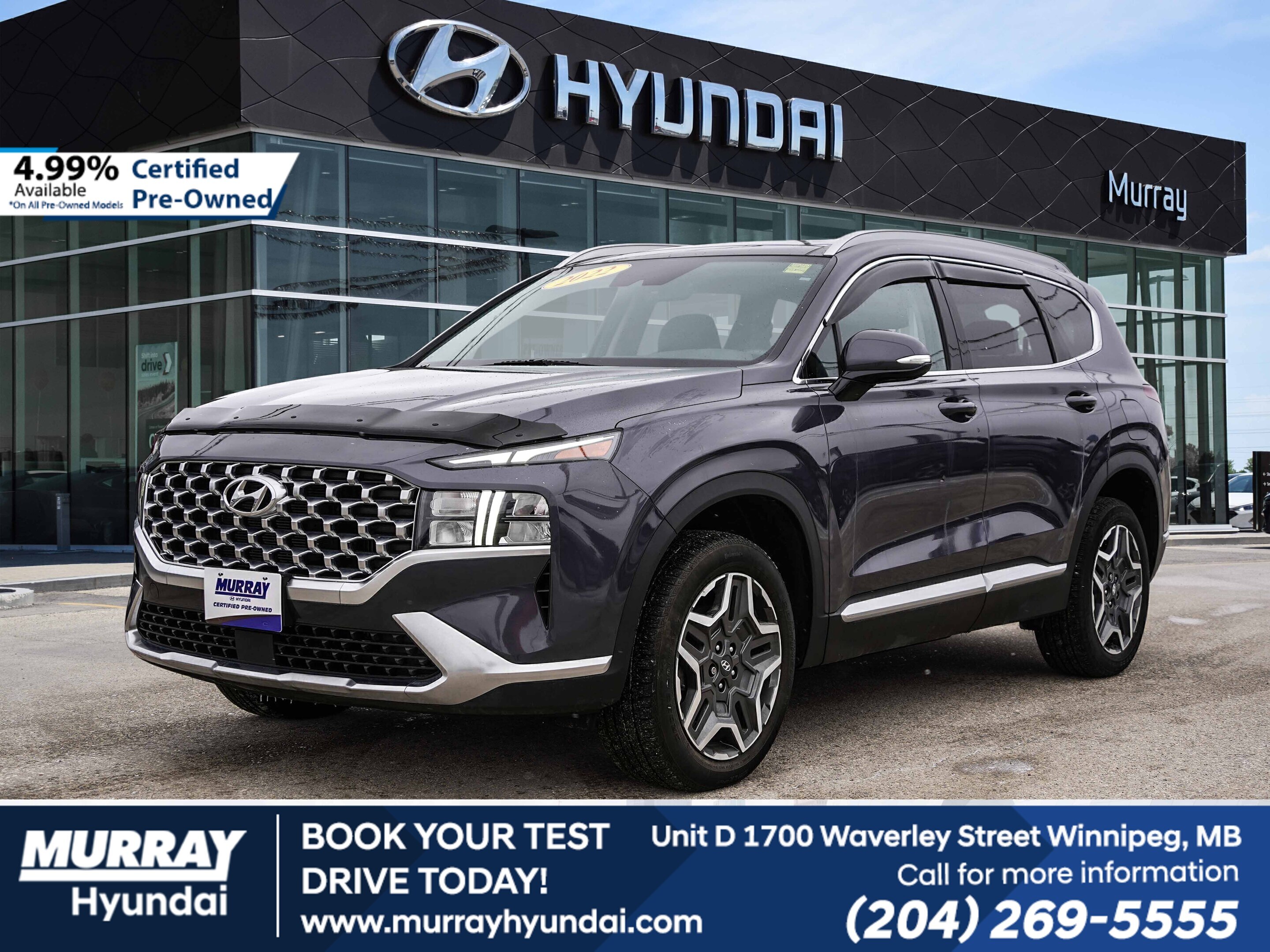 2022 Hyundai Santa Fe Hybrid Preferred AWD w-Trend Package | 5.49% Available