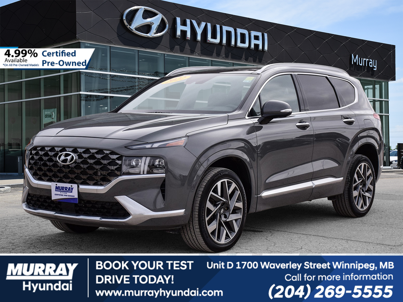 2022 Hyundai Santa Fe Ultimate Calligraphy AWD | 5.49% Available
