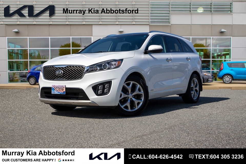 2017 Kia Sorento SX Turbo! Heated & Cooled Seats! Leather! Nav!